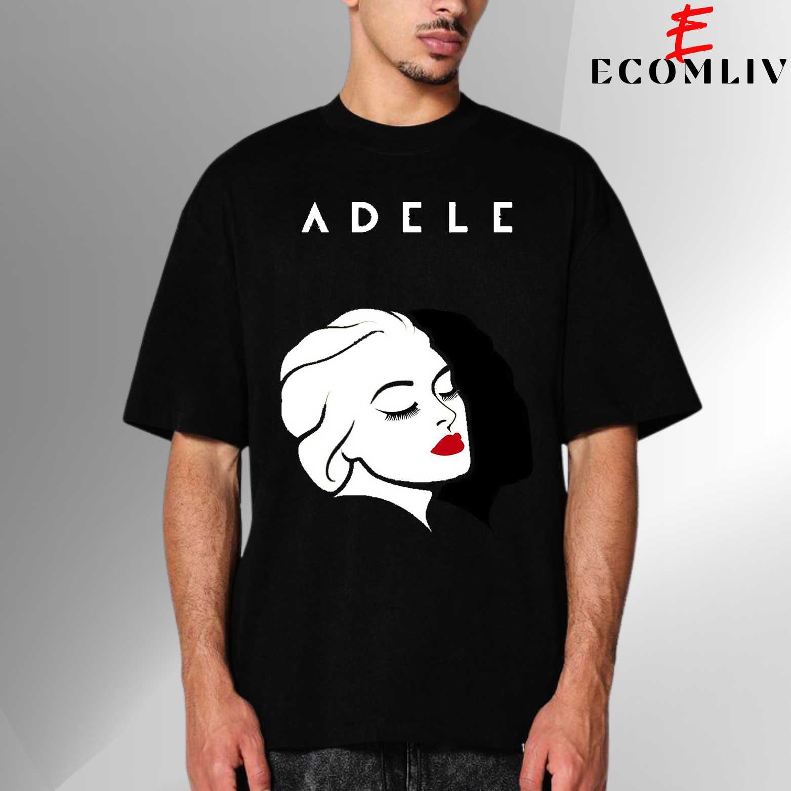 Adele Graphic Tee, Unisex Pop Star Soul Music T-Shirt